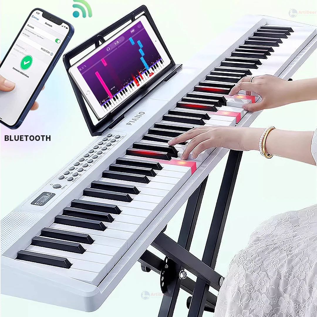 New Folding Piano 88 Keys Midi Keyboard Professional Electronic Portable Synthesizer