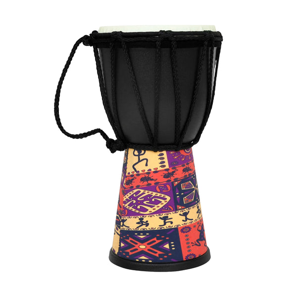 African Drum 4 Inch Handmade Colorful Djembe for Children Percussion Instrument