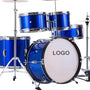 5 Piece Full Size Kids Drum Set with 2 Cymbals