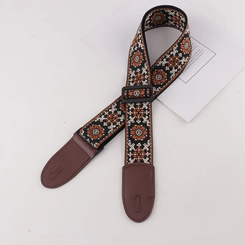 Adjustable Pure Cotton Guitar Straps Multi-Color