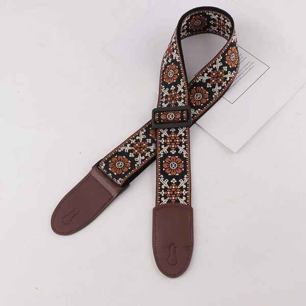 Adjustable Pure Cotton Guitar Straps Multi-Color
