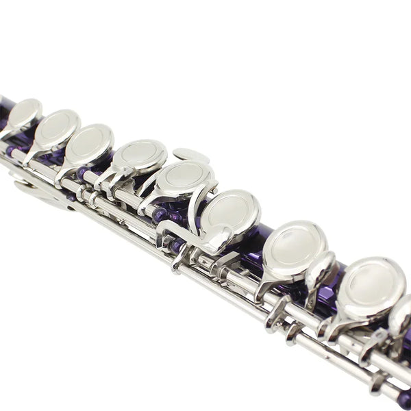 SLADE 16 Holes C Tone Flute with E Key Cupronickel Woodwind Beginner Kit