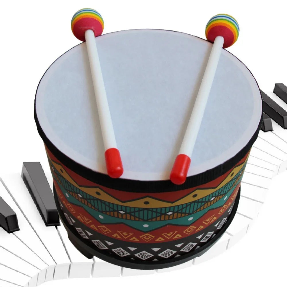 New 8 Inch Floor Drum Wooden