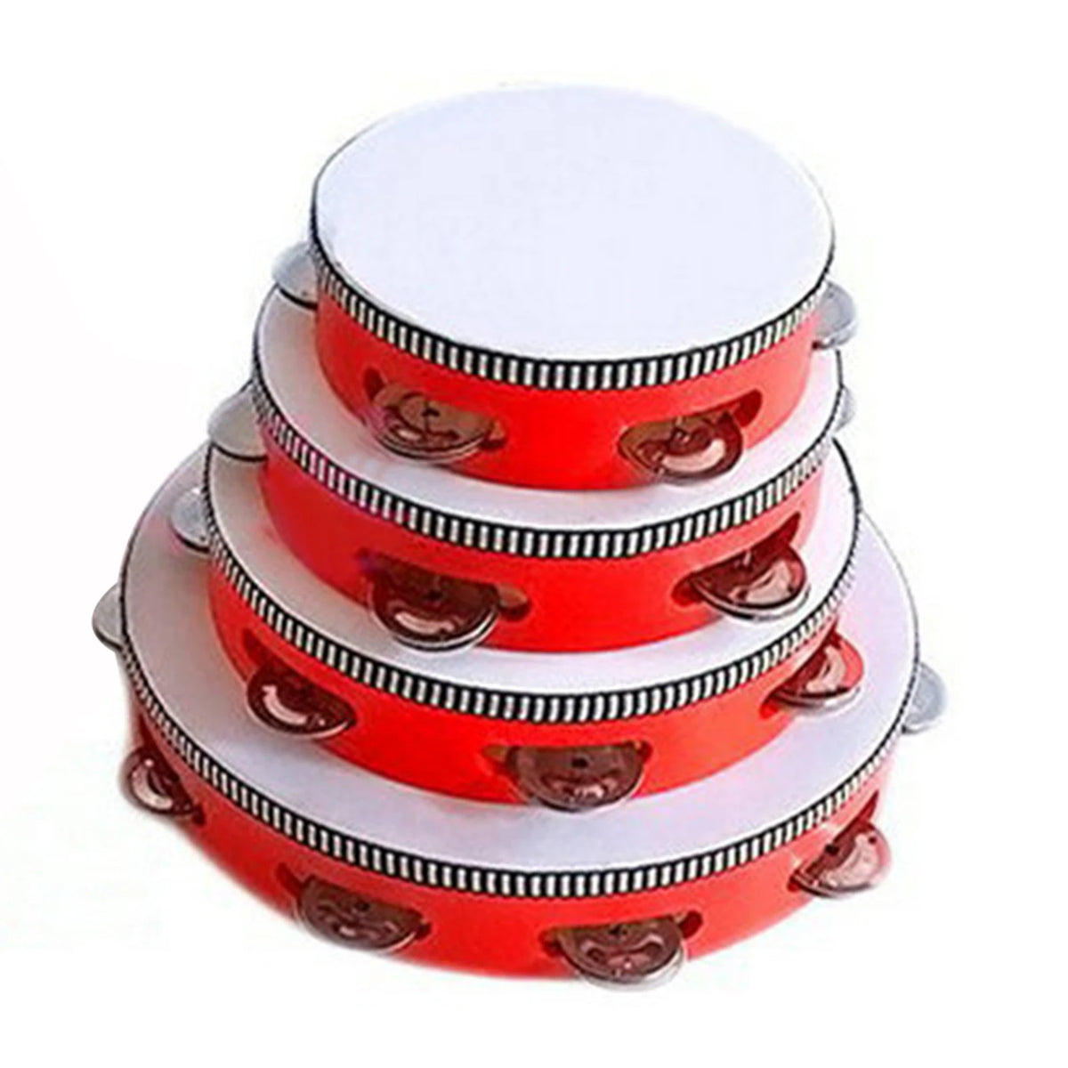 Children Portable Wooden Tambourine