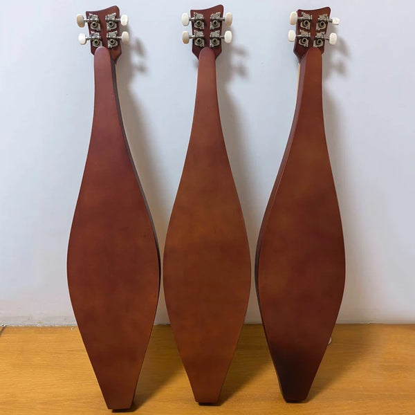 Portable Dulcimer Guitar 4 String Wooden