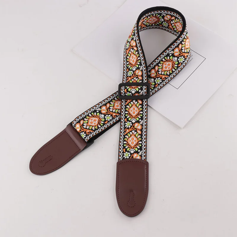 Adjustable Pure Cotton Guitar Straps Multi-Color