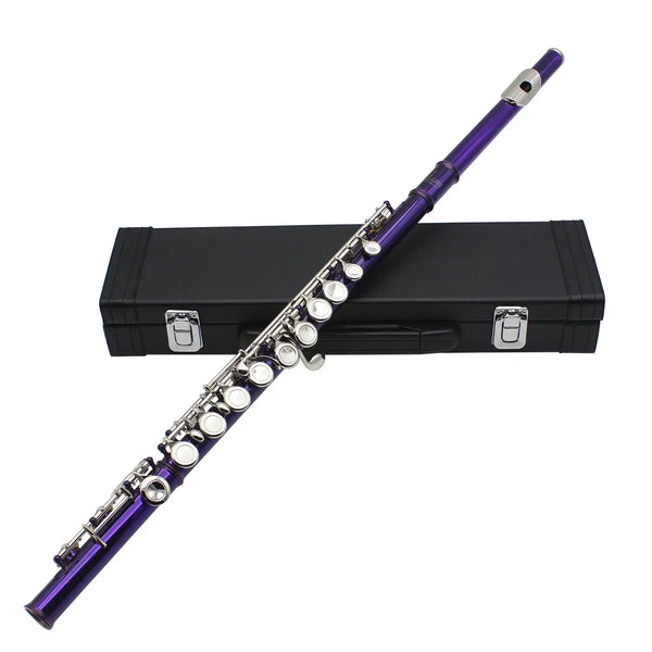 SLADE 16 Holes C Tone Flute with E Key Cupronickel Woodwind Beginner Kit