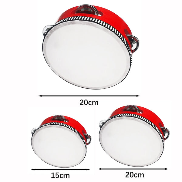 Children Portable Wooden Tambourine