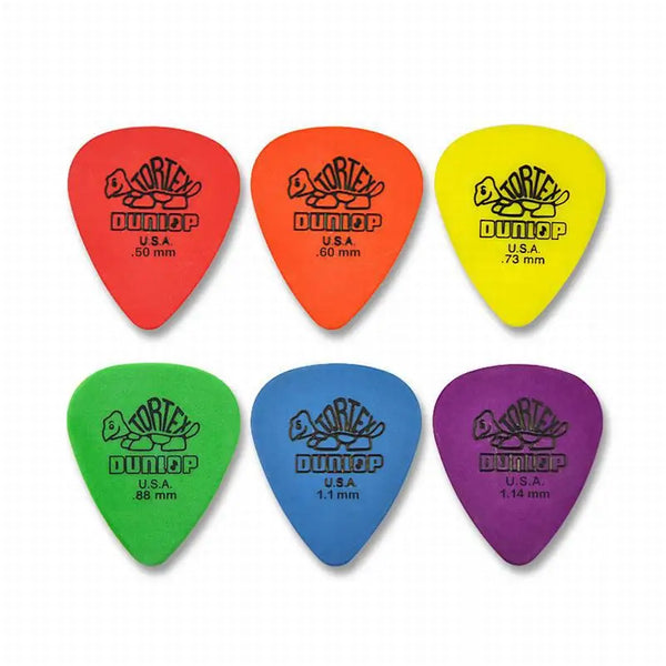10pcs Dunlop Guitar Picks 6 Thickness Options for Acoustic & Electric Guitar