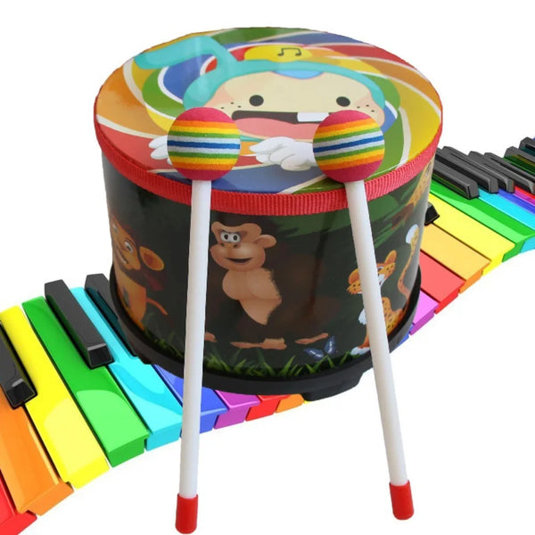 New 8 Inch Floor Drum Wooden