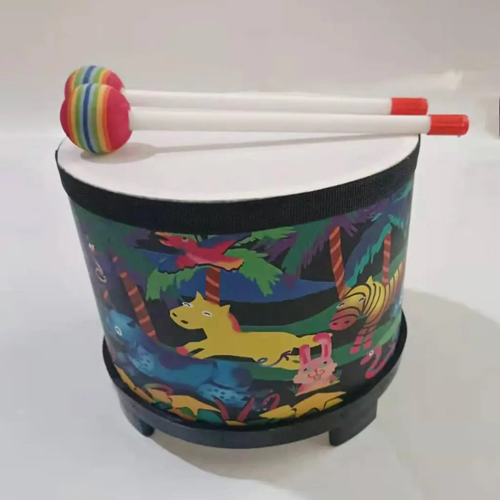 Wooden Floor Drum with 2 Drumsticks
