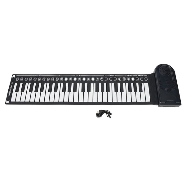 Foldable Roll Up Piano Soft Keyboard Electronic Organ High Quality Gift