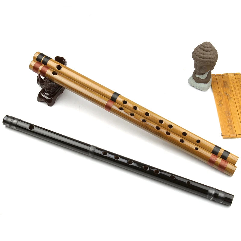 Three Colors Japanese Sinobue Flute 7/8 Hon Handmade Bamboo Woodwind Piccolo