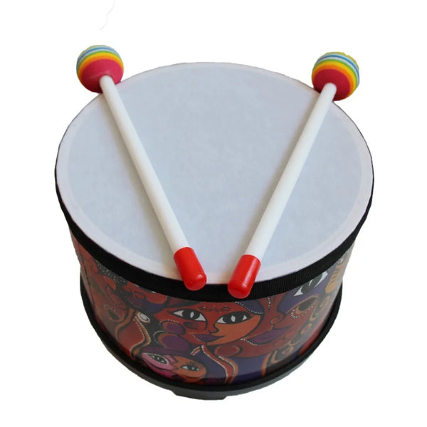 New 8 Inch Floor Drum Wooden