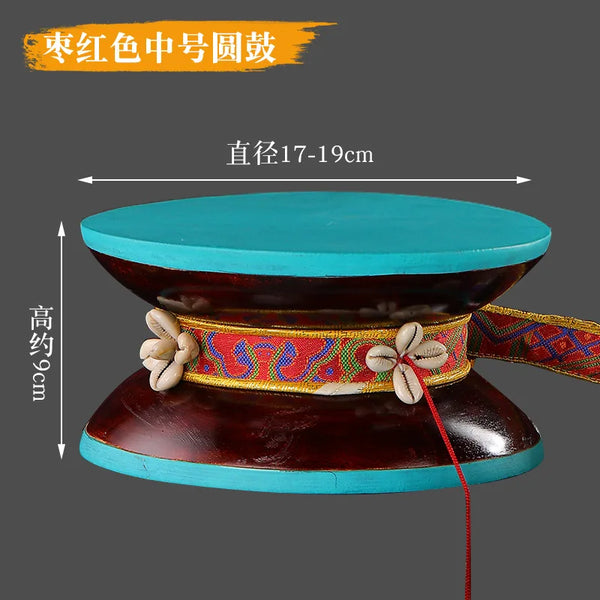 Nepalese Handmade Sheepskin Tambourines