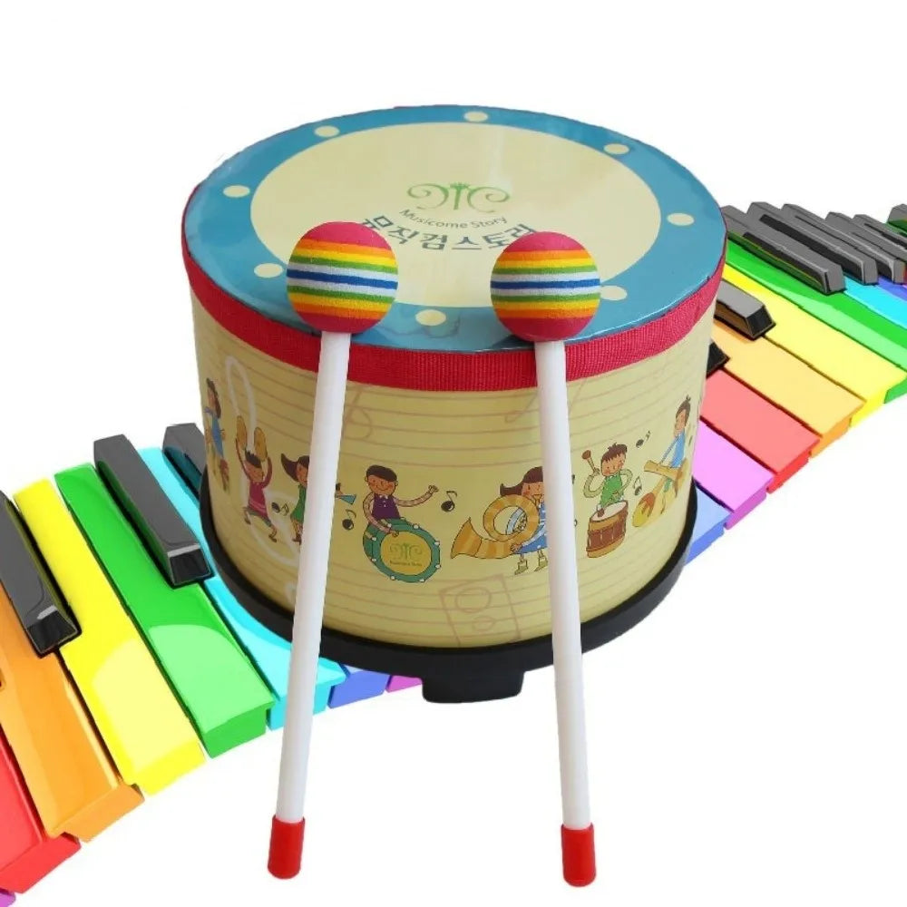 New 8 Inch Floor Drum Wooden