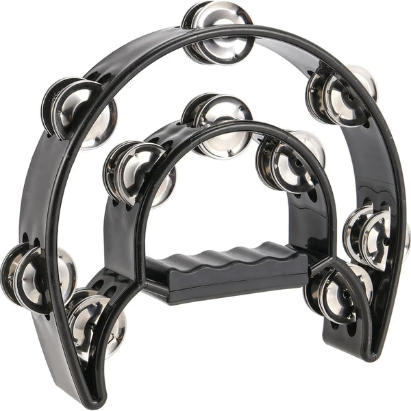 Miwayer Hand Held Half-Moon Tambourine