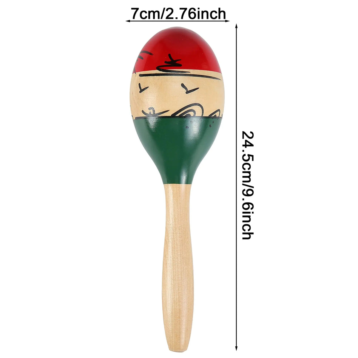 Coconut tree wooden Maracas