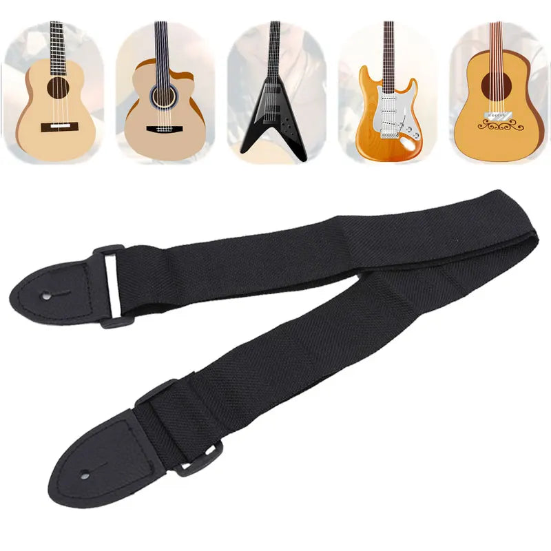 Guitar Strap Leather Head Adjustable