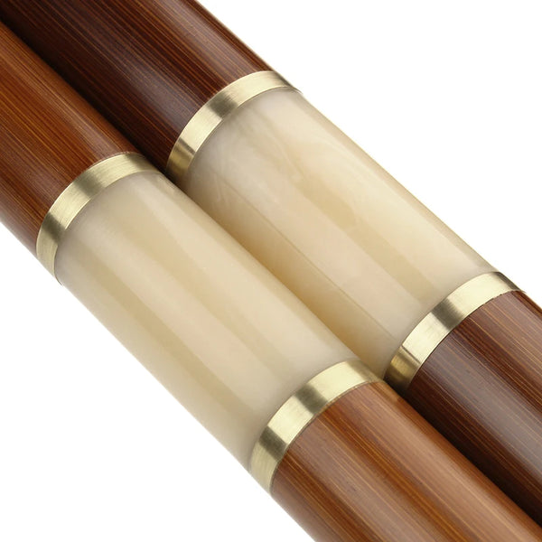 Bamboo Flute F Key Ancient Style Horizontal Non Membrane Advanced Performance