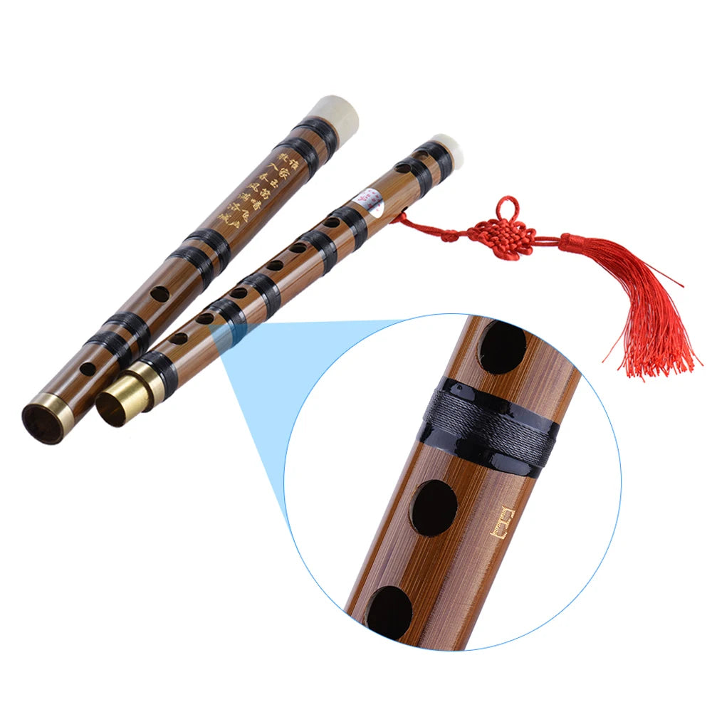 Pluggable Handmade Bamboo Flute Dizi Chinese Woodwind Instrument E Key Beginner