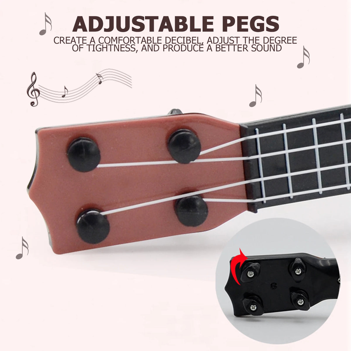 Kids Ukulele 4 String Mini Guitar Classical Musical Toy for Beginners