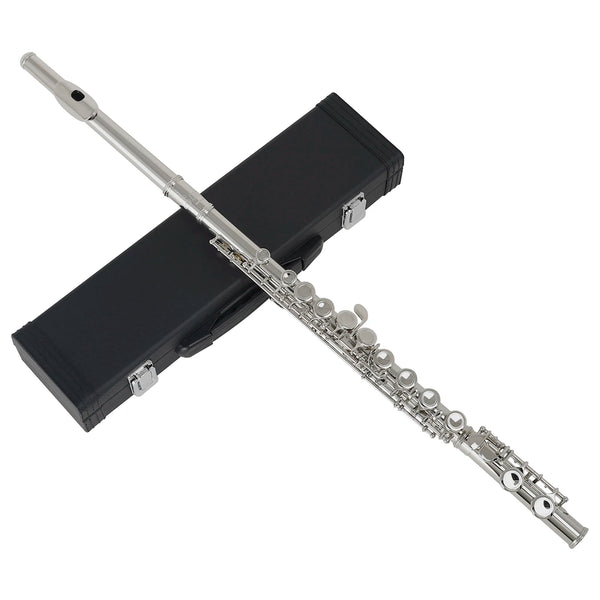 SLADE 16 Closed Holes C Key Concert Flute Professional Woodwind with E Key