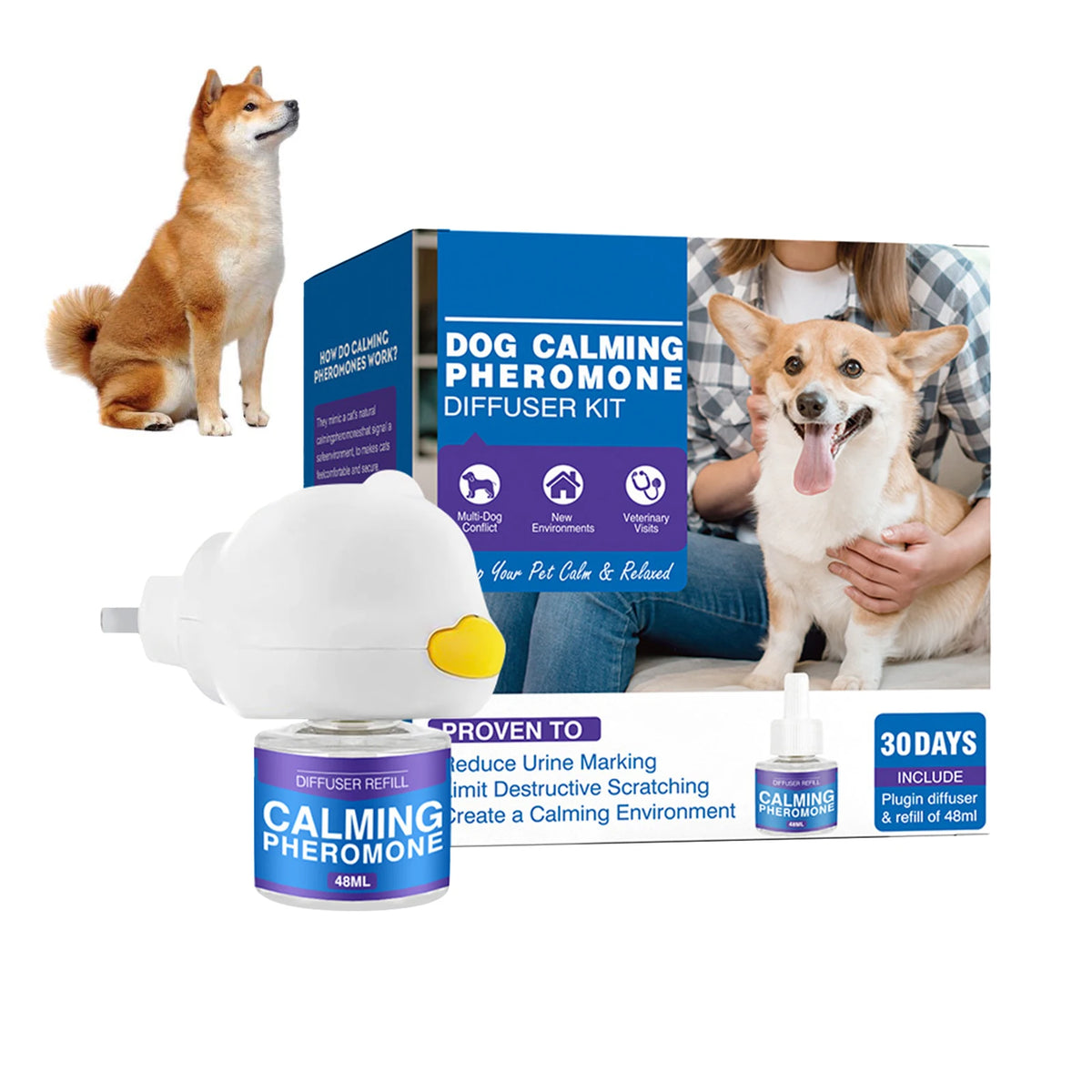 48ml Cat/Dog Calming Diffuser Enhanced Calming