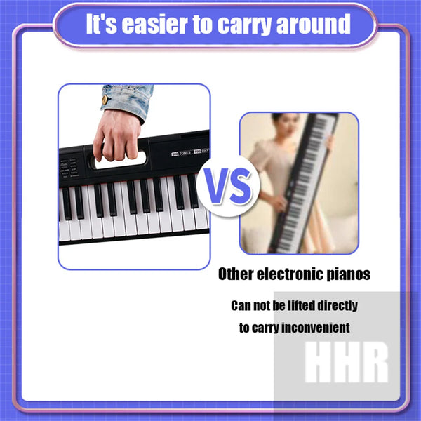 88 Keys Portable Digital Piano Electronic Keyboard for Beginners