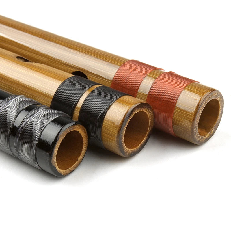 Three Colors Japanese Sinobue Flute 7/8 Hon Handmade Bamboo Woodwind Piccolo