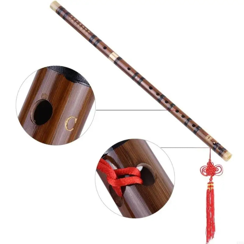 Bamboo Flute Portable Chinese Flute Musical Instrument Gift for Kids Adults