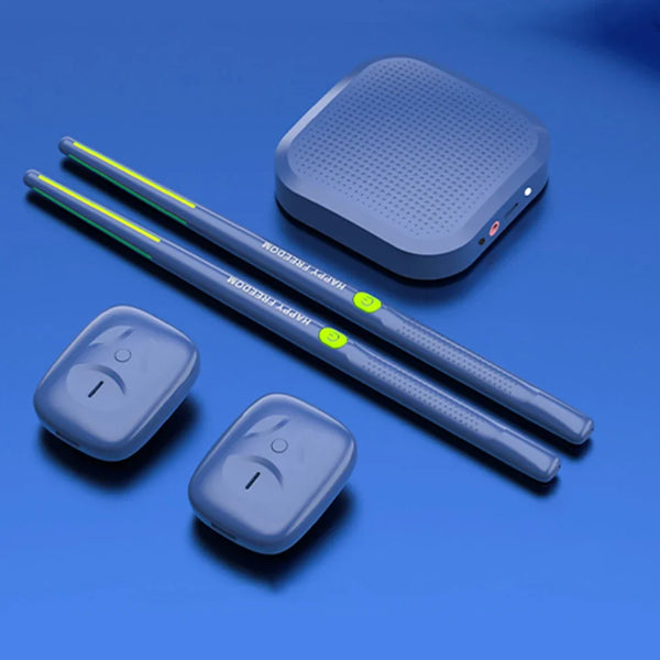 Air Drum with Drumsticks Set Portable Electronic Virtual Drum for Beginners
