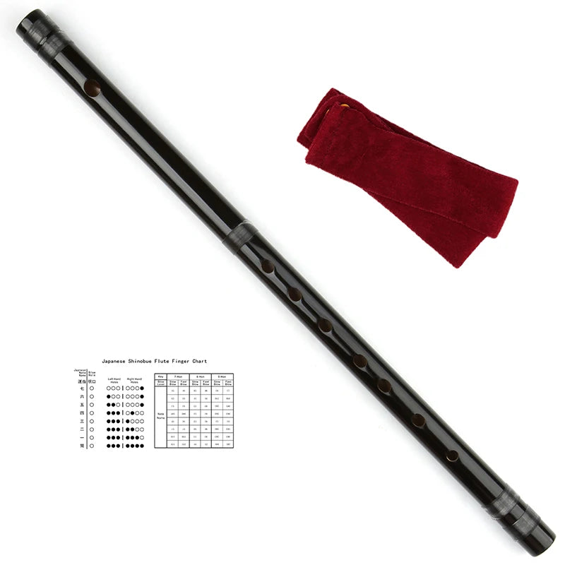 Three Colors Japanese Sinobue Flute 7/8 Hon Handmade Bamboo Woodwind Piccolo