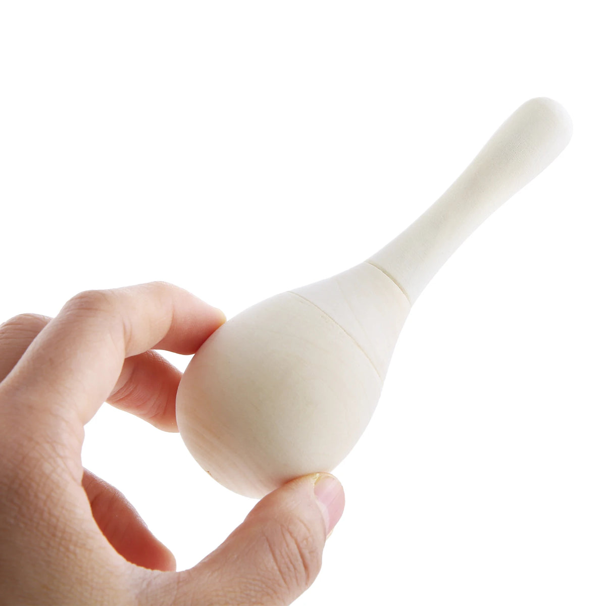 12pcs Wooden Maracas 4.5Inch Easy Griping