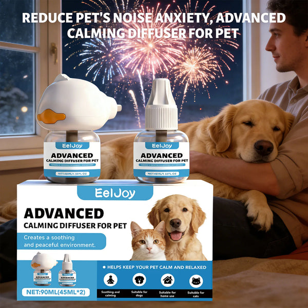 EelJoy Dog & Cat Calming Pheromone Diffuser Kit – 45ml, Anti-Anxiety & Stress Relief