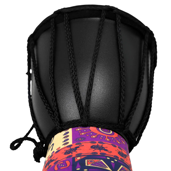 African Drum 4 Inch Handmade Colorful Djembe for Children Percussion Instrument