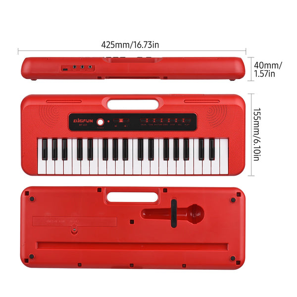 BIGFUN 37 Key Digital Electronic Keyboard Piano Musical Instrument Gift