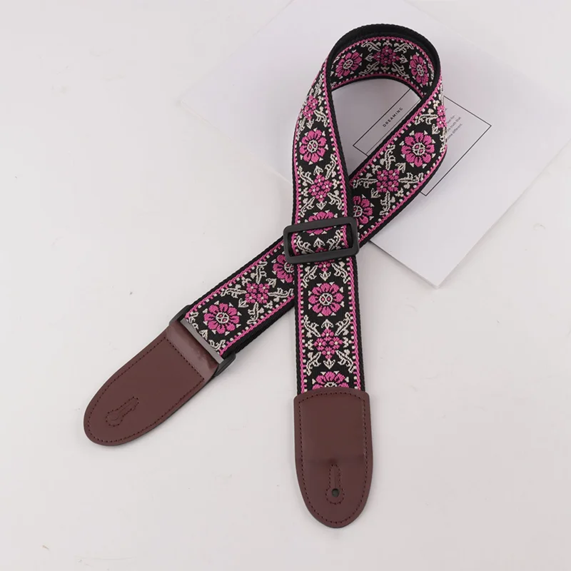 Adjustable Pure Cotton Guitar Straps Multi-Color