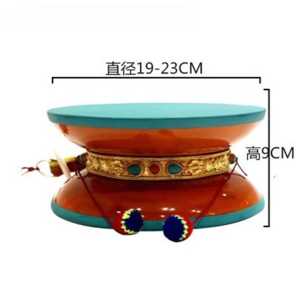 Nepalese Handmade Sheepskin Tambourines