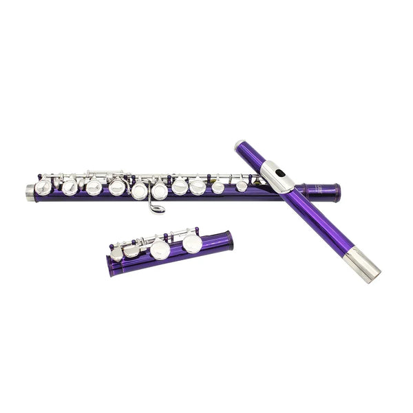 SLADE 16 Holes C Tone Flute with E Key Cupronickel Woodwind Beginner Kit