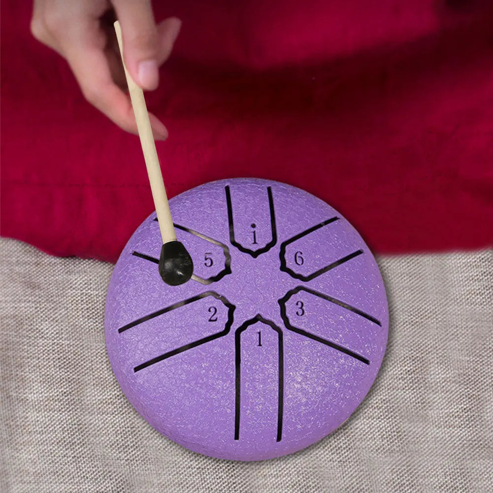 3 Inch 6 Notes Rain Drum Outdoor Rain Chime for Yoga Meditation
