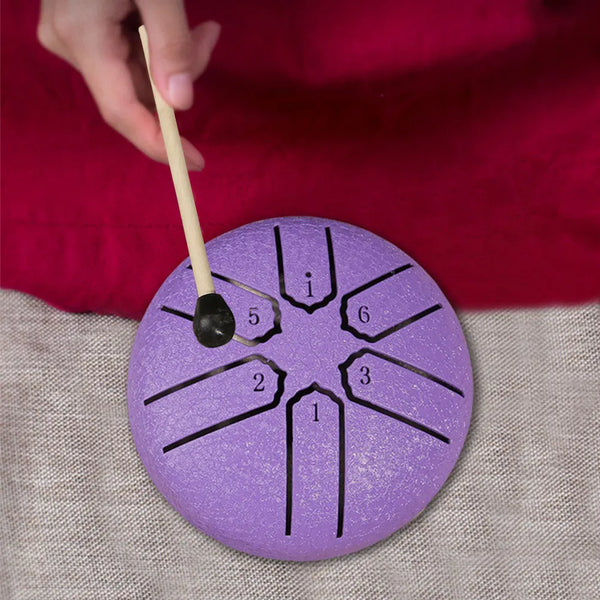 3 Inch 6 Notes Rain Drum Outdoor Rain Chime for Yoga Meditation
