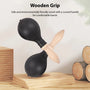 Professional Wood & Plastic Maracas – 25cm Concert Sand Hammer Pair