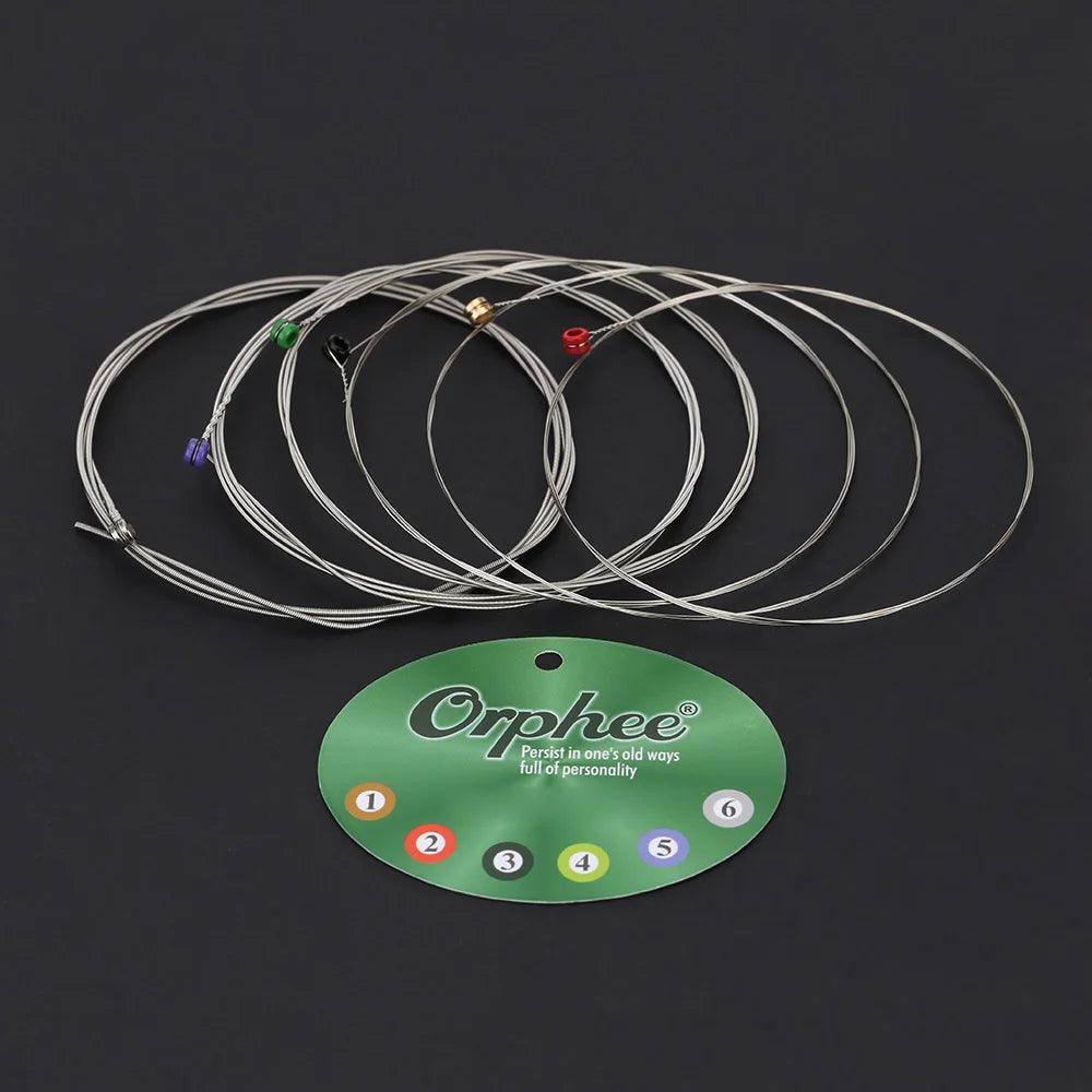 10 Sets Orphee RX15 Electric Guitar Strings .009-.042 Nickel Alloy Super Light