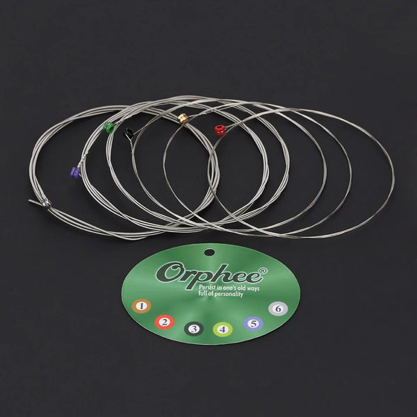 10 Sets Orphee RX15 Electric Guitar Strings .009-.042 Nickel Alloy Super Light