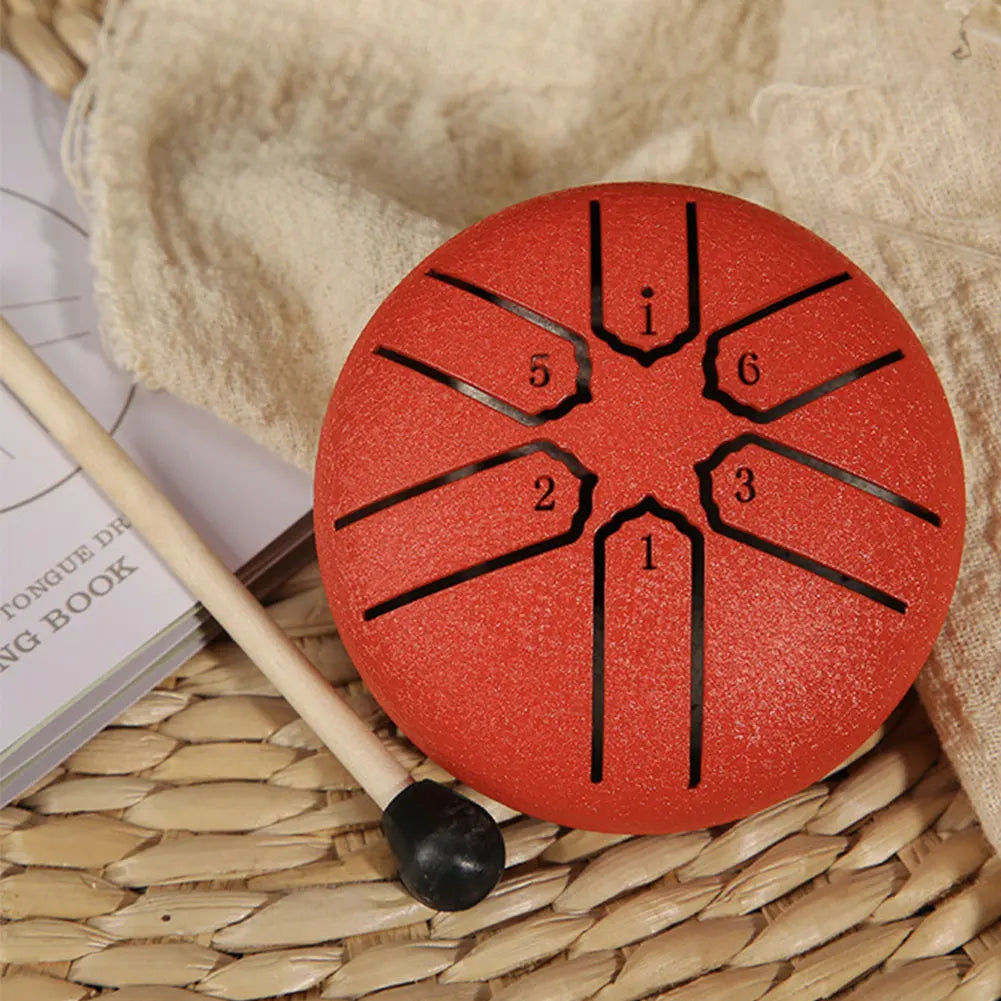 3 Inch 6 Notes Rain Drum Outdoor Rain Chime for Yoga Meditation