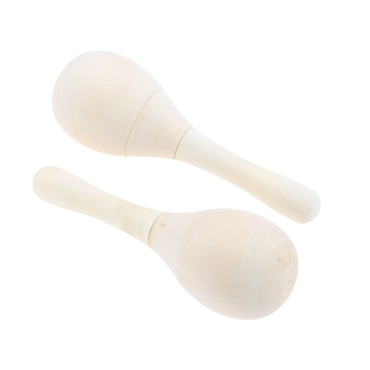 12pcs Wooden Maracas 4.5Inch Easy Griping