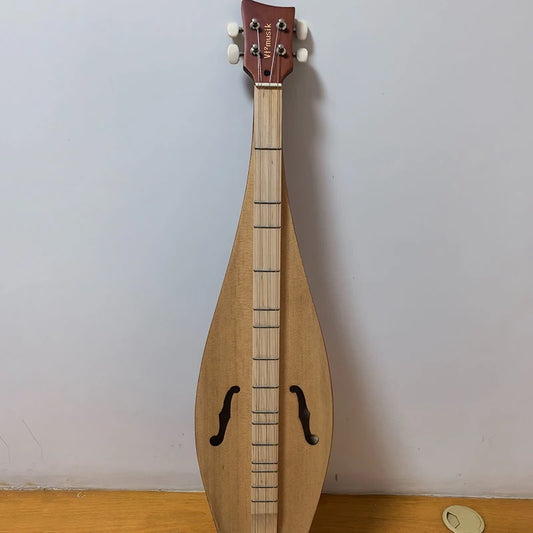 Portable Dulcimer Guitar 4 String Wooden