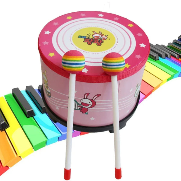 New 8 Inch Floor Drum Wooden