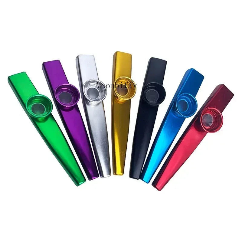Metal Kazoo Musical Instrument Flute Diaphragm Mouth Companion for Guitar